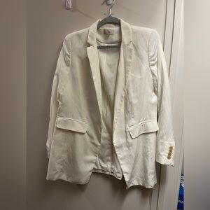 Loft linen white blazer
